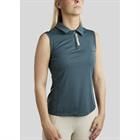 Polo sans manches MOStella Mesh Contrast Montar MID BLUE