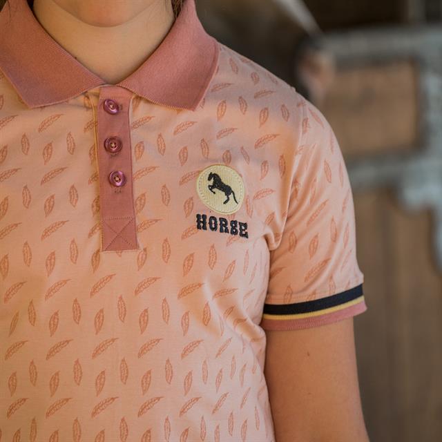 Polo Venice Enfants Red Horse Rose clair