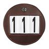 Porte dossard pour bridon LeMieux Marron