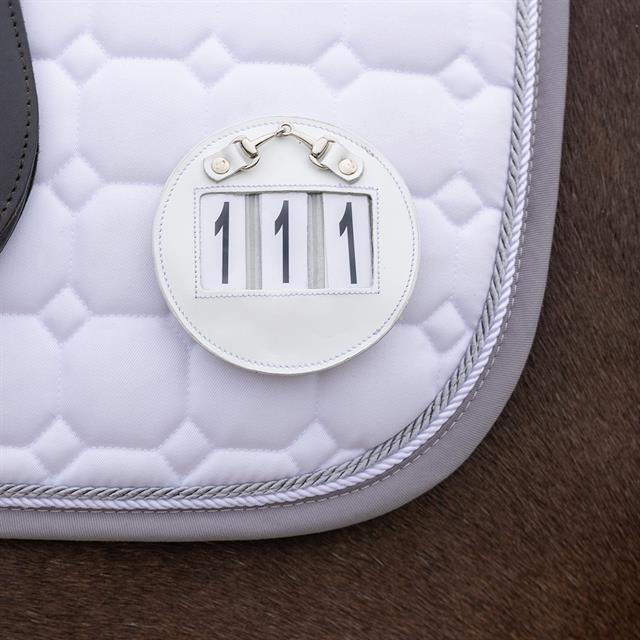 Porte dossards Ricki QHP Blanc-argenté