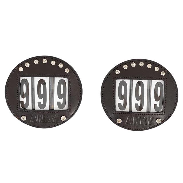 Porte-numéro Anky Marron foncé