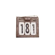 Porte-numéro avec épingle de sécurité Kentucky Marron