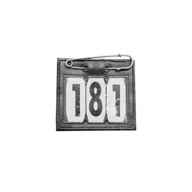 Porte-numéro avec épingle de sécurité Kentucky Noir