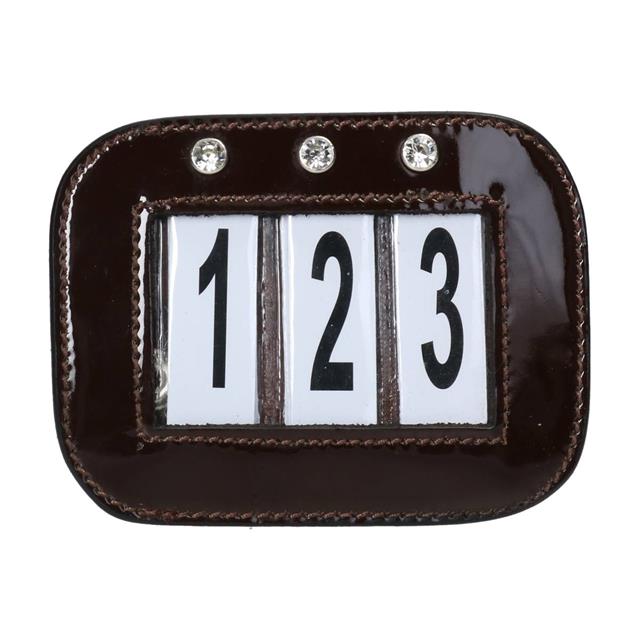 Porte-numéro HB Lak Showtime Marron