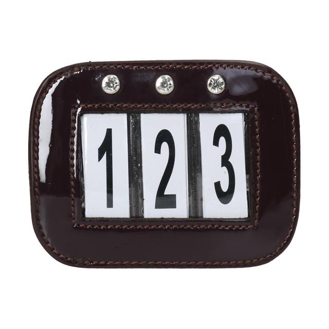 Porte-numéro HB Lak Showtime Rouge foncé