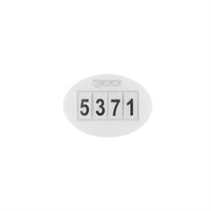 Porte-numéro Quick-Pin 4 numéros Eskadron Blanc