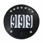 Porte-numéro Rond Strass HORSEGEAR Noir-argenté