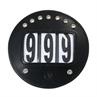 Porte-numéro Rond Strass HORSEGEAR Noir-argenté