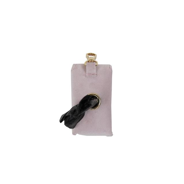 Porte-sac à déjections canines Velvet Kentucky Rose clair