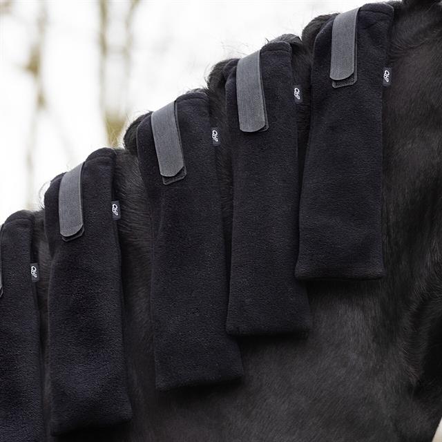 Protecteurs de crinière 4-Pack QHP Noir