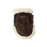 Protège-boulets mouton végan pour jeune cheval Kentucky Marron