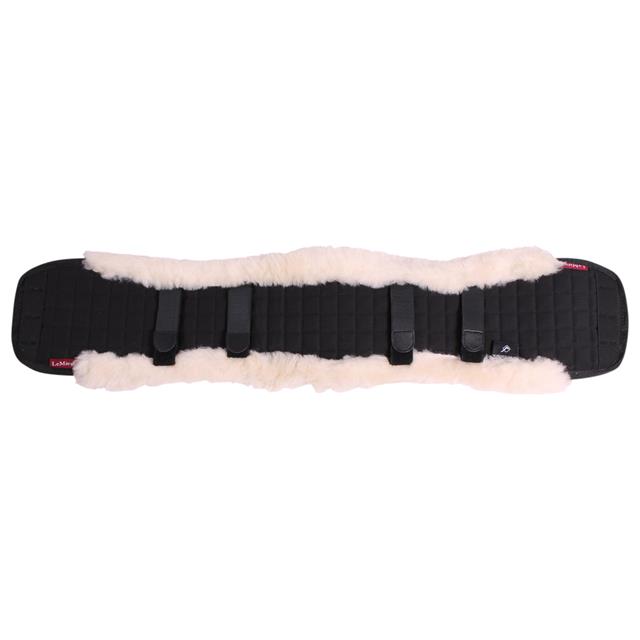 Protège Sangles Dressage Shaped LeMieux Noir-beige