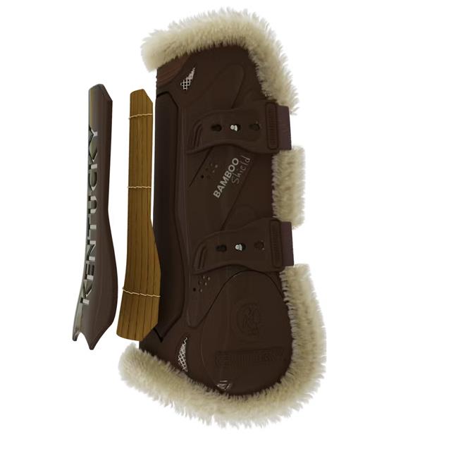 Protège-tendons Bamboo élastiques mouton végan Kentucky Marron