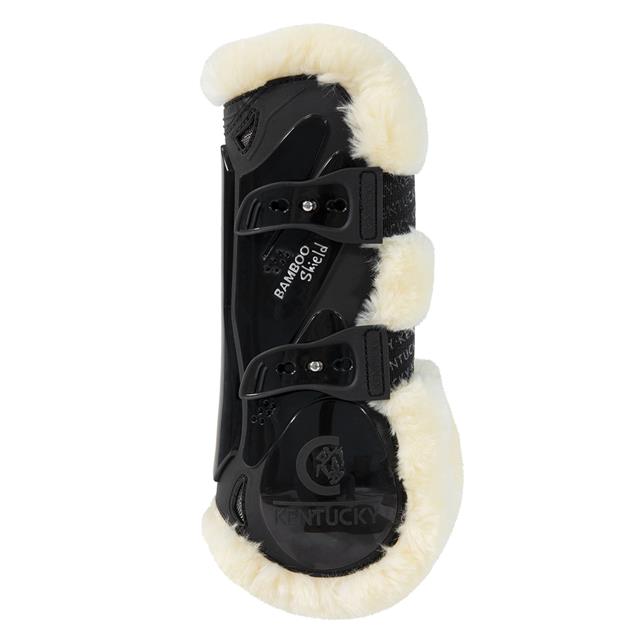Protège-tendons Bamboo élastiques mouton végan Kentucky Noir