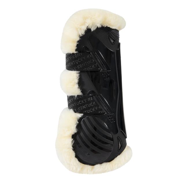 Protège-tendons Bamboo élastiques mouton végan Kentucky Noir