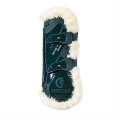 Protège-tendons Bamboo élastiques mouton végan Kentucky Vert foncé