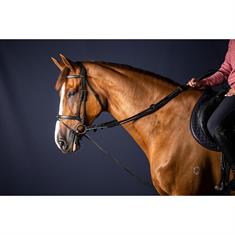 Rênes Allemandes New English Huntergrip Dy'on Noir