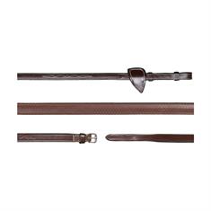Rênes Caoutchouc 5/8 Usc Dy'on Marron