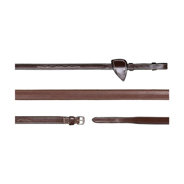 Rênes Caoutchouc 5/8 Usc Dy'on Marron