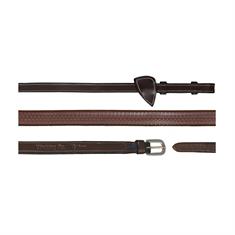 Rênes Caoutchouc 5/8Working By Dy'on Marron
