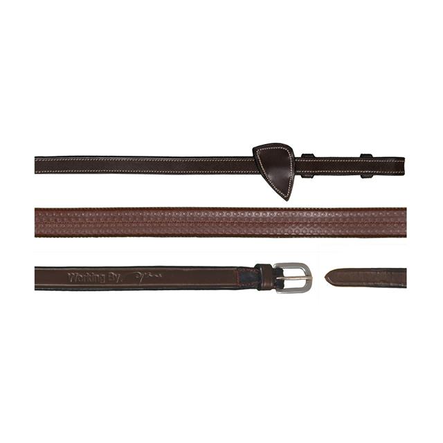 Rênes Caoutchouc 5/8Working By Dy'on Marron