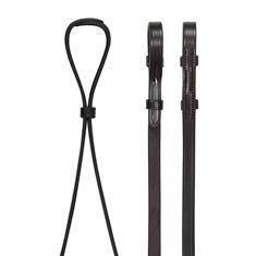 Rênes Curb LeMieux Marron-argenté