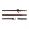 Rênes en caoutchouc 1/2 D Collection by Dy'on Marron