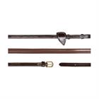 Rênes en caoutchouc 1/2 D Collection by Dy'on Marron