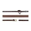Rênes en caoutchouc 5/8 D Collection by Dy'on Marron