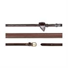 Rênes en caoutchouc 5/8 D Collection by Dy'on Marron