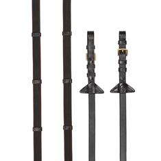 Rênes en caoutchouc Grip Continental LeMieux Marron-doré