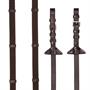 Rênes en caoutchouc Grip Continental LeMieux Marron-doré