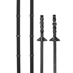 Rênes en caoutchouc Grip Continental LeMieux Noir