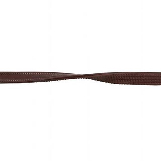 Rênes en caoutchouc tannées biologiquement Deco Montar Marron foncé-beige