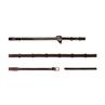 Rênes Howlett Caoutchouc avec Arretoirs D Collection Dy'on Marron