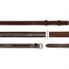 Rênes Hunter Caoutchouc 5/8 DRC Dy'on Marron