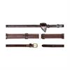 Rênes Hunter Grip avec arrêtoirs 5/8 D Collection by Dy'on Marron