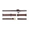 Rênes Hunter Grip avec arrêtoirs 5/8 D Collection by Dy'on Marron