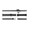 Rênes Hunter Grip avec arrêtoirs 5/8 D Collection by Dy'on Noir