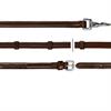 Rênes Hunter Grip avec mousquetons 1/2 Icelandic by Dy'on Marron