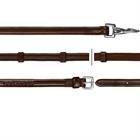 Rênes Hunter Grip avec mousquetons 1/2 Icelandic by Dy'on Marron