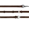 Rênes Hunter Grip avec mousquetons 1/2 Icelandic by Dy'on Marron