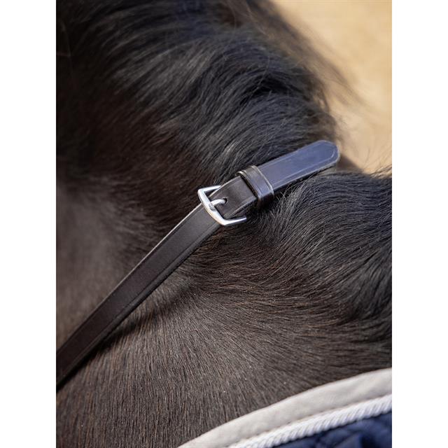 Rênes Leather Laced LeMieux Marron-argenté