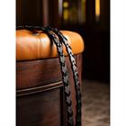 Rênes Leather Laced LeMieux Noir-argenté