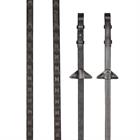 Rênes Magna Grip Rubber LeMieux Marron-argenté