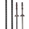 Rênes Magna Grip Rubber LeMieux Marron moyen- or