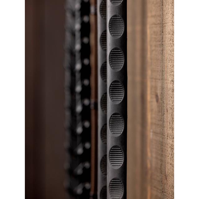 Rênes Magna Grip Rubber LeMieux Noir-argenté