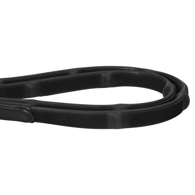 Rênes Soft Rubber HORSEGEAR Noir