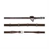 Rênes Tissu avec Arretoirs Usc Dy'on Marron