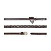 Rênes tressées D Collection by Dy'on Marron